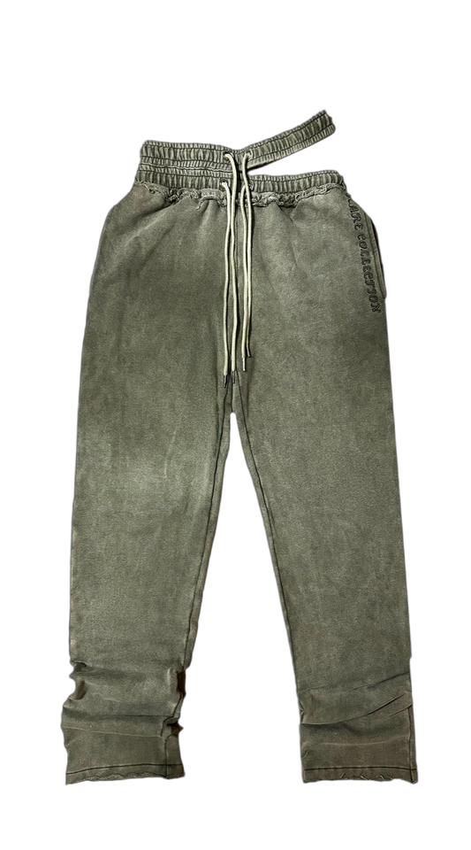 Sage Double Waistband Sweatpants