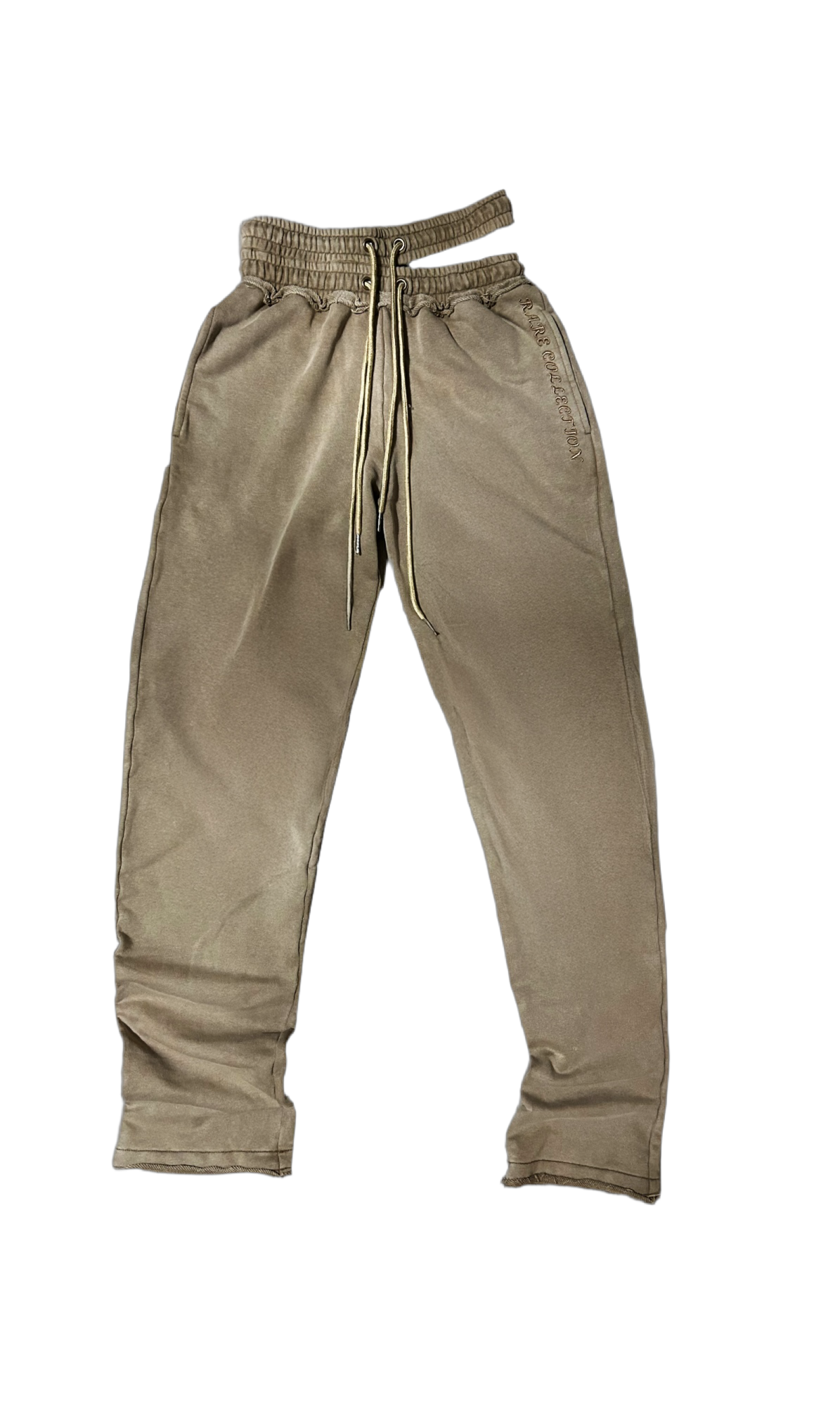 Sand Double Waistband Sweatpants