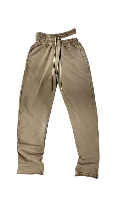 Sand Double Waistband Sweatpants